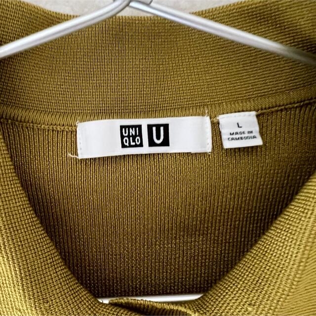 UNIQLO(ユニクロ)のビスコースブレンドニットポロシャツ(半袖)UNIQLO レディースのトップス(ポロシャツ)の商品写真