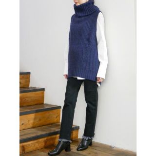 ドゥーズィエムクラス(DEUXIEME CLASSE)のCINOH 20AW NO SLEEVE TURTLE NECK KNIT (ニット/セーター)