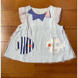 ナルミヤ インターナショナル(NARUMIYA INTERNATIONAL)のBABY CHEER(ベイビーチアー)お魚チュニック 90(Tシャツ/カットソー)