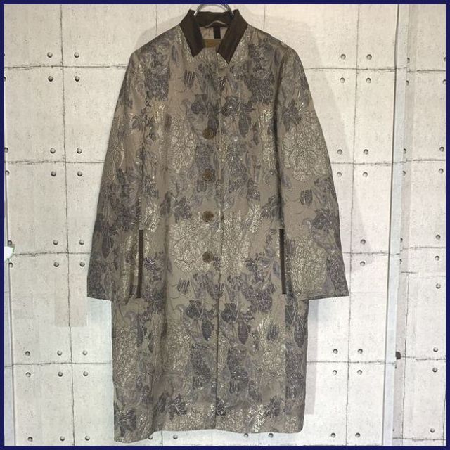 ETRO - 【希少デザイン/定価24.5万円】ETRO　ビンテージメタリックジャガードコート