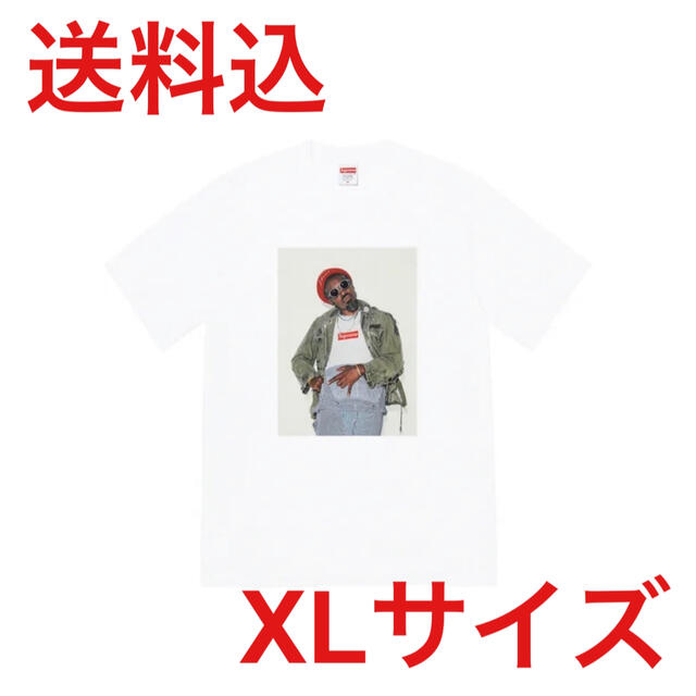 【日本限定モデル】  Supreme シュプリーム Andre 3000 Tee XL Tシャツ/カットソー(半袖/袖なし)