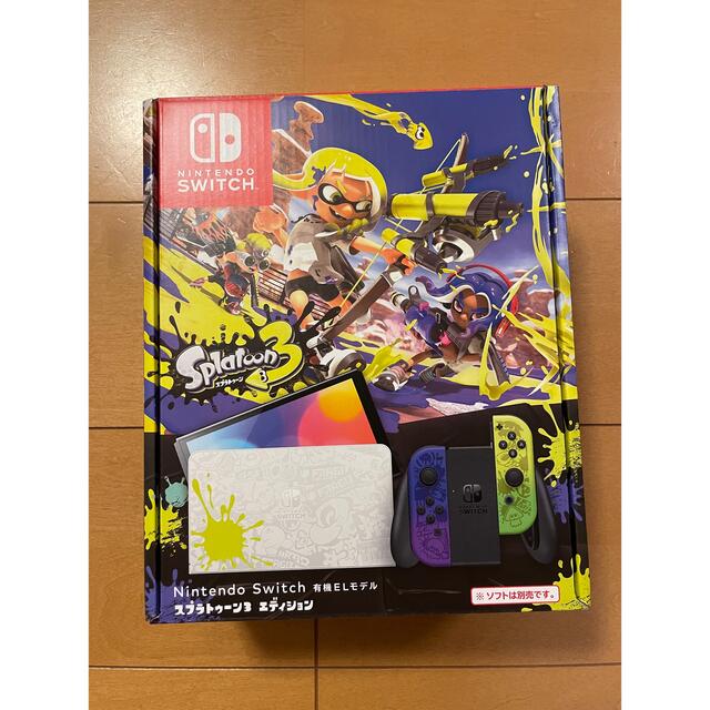 Nintendo Switch(ニンテンドースイッチ)のNintendo Switch 有機ELモデル スプラトゥーン3エディション エンタメ/ホビーのゲームソフト/ゲーム機本体(家庭用ゲーム機本体)の商品写真