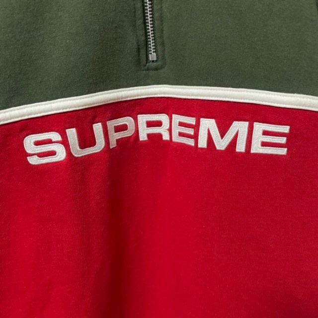 即完売人気品 supreme ハーフジップスウェット