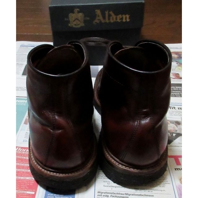 Alden(オールデン)のAlden CONTEXT別注品 クロムエクセル・レザー　ROY BOOTS メンズの靴/シューズ(ブーツ)の商品写真