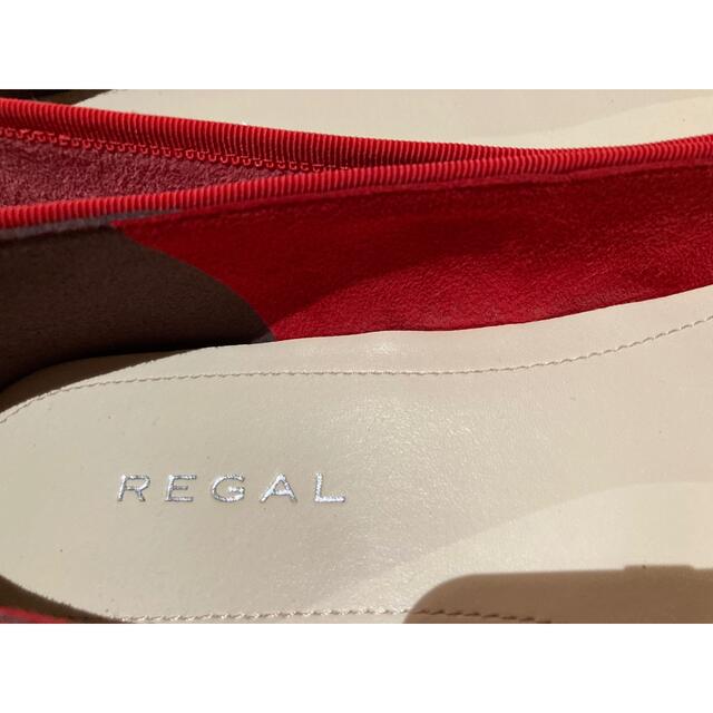 REGAL(リーガル)のレディース　パンプス　24㎝　レッド レディースの靴/シューズ(ハイヒール/パンプス)の商品写真