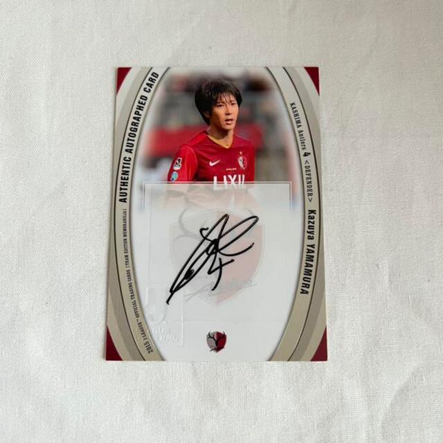 鹿島アントラーズ Jリーグ カード 直筆サインカード 山村和也 5/40の