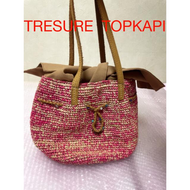 タグ付き TREASURE TOPKAPI カゴバック