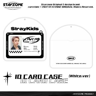 ストレイキッズ(Stray Kids)のBangchan ID Photocard Holder トレカホルダーホワイト(K-POP/アジア)