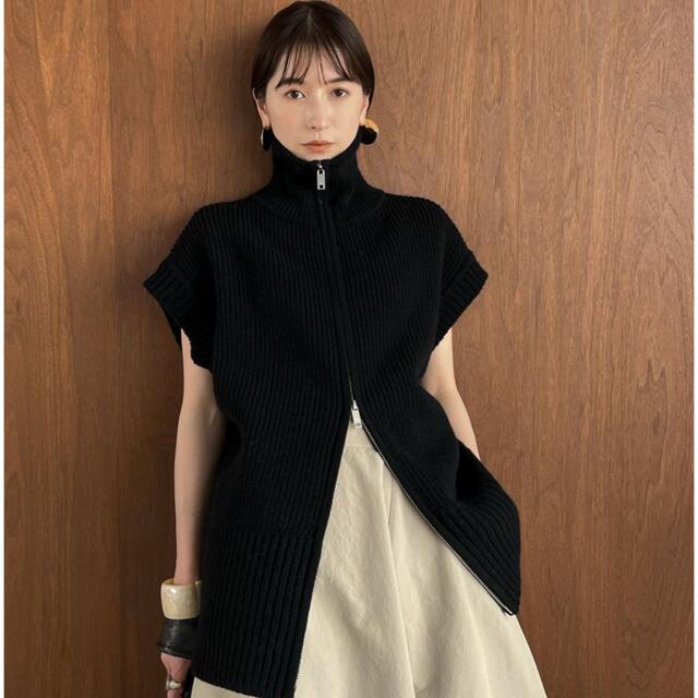 CLANE ZIP COLLAR KNIT VESTベスト/ジレ - www.idealhome.com.ph