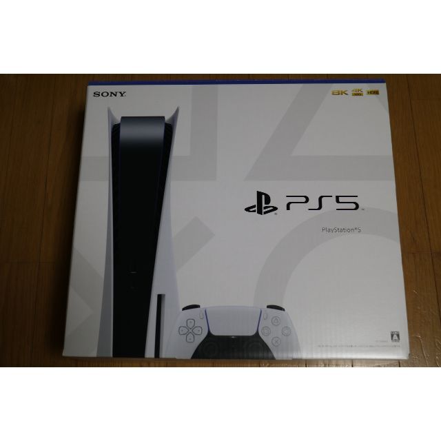 PlayStation(プレイステーション)の新品 PlayStation 5（ディスクドライブ搭載型）CFI-1100A01 エンタメ/ホビーのゲームソフト/ゲーム機本体(家庭用ゲーム機本体)の商品写真