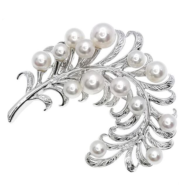 ✨【極美品】✨箱付き✨ MIKIMOTO ミキモト 7珠ブローチ パール お洒落