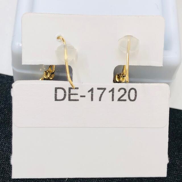 DE-17120 K18YG フックピアス ダイヤモンド 2