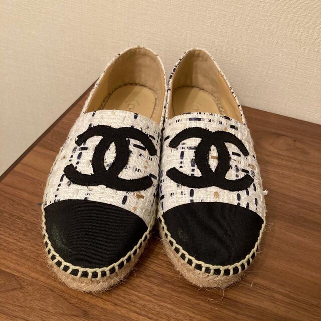 逸品】 シャネル エスパドリーユ 3broadwaybistro.com