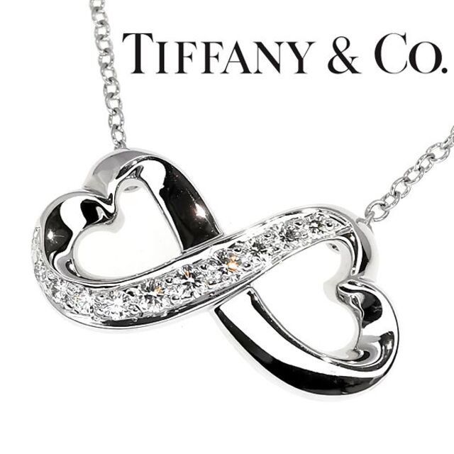 素晴らしい & Tiffany Co. ネックレス ラビングハート ダイヤモンド