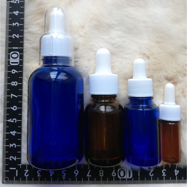 使い勝手の良い】 新品 角形 透明瓶 スポイト 容器 30ml アロマ コスメ
