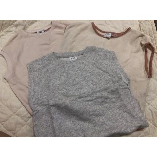 ザラ(ZARA)のZARA✩.*˚ノースリ.100サイズ.3点セット.バラ売り可(Tシャツ/カットソー)