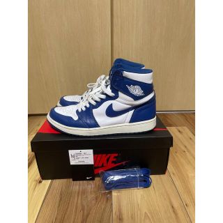 ナイキ(NIKE)のAIR JORDAN 1 RETRO HIGH OG STORM BLUE (スニーカー)