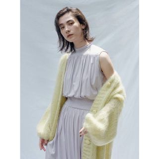 ファーファー ワンピースの通販 1,000点以上 | fur furのレディースを セール安い 新品未使用 fur fur 麻花柄ワンピース ひざ丈ワンピース