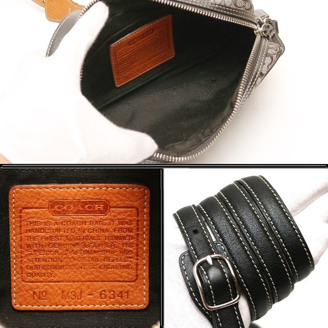 COACH - ◇コーチ◇ミニシグネチャー / モノトーン / キャンバス COACH - ◇コーチ◇ミニシグネチャー / モノトーン / キャンバス