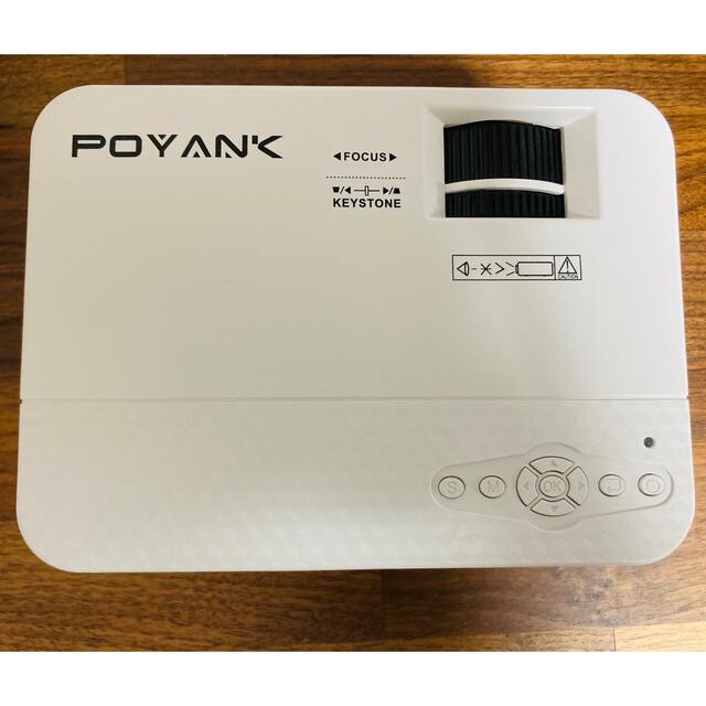PO.YANK WiFiプロジェクター 6500LM スマホ/家電/カメラのテレビ/映像機器(プロジェクター)の商品写真