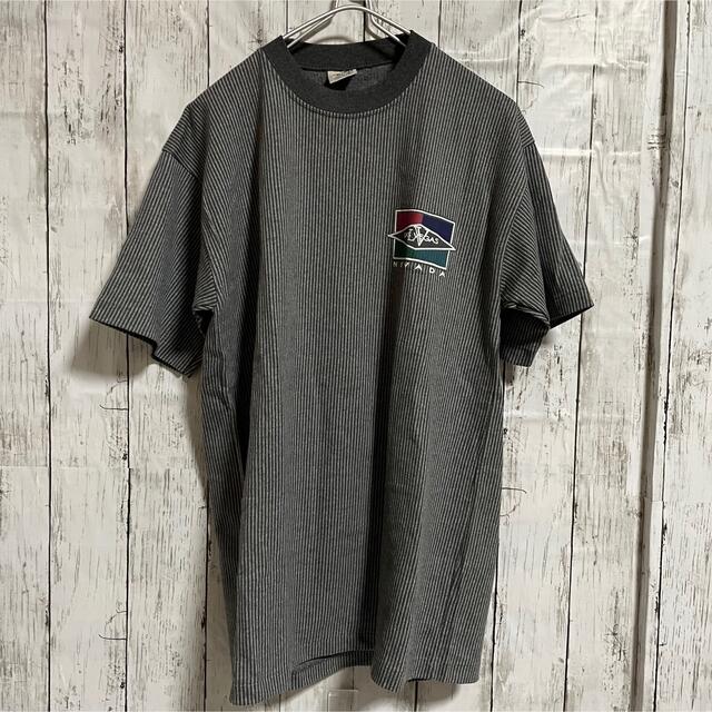 CalCru(カルクルー)の【USA製】カルクルー　半袖　Tシャツ　アメリカ製　ストライプ柄　ハワイ メンズのトップス(Tシャツ/カットソー(半袖/袖なし))の商品写真