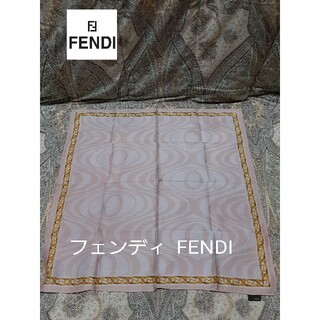 フェンディ(FENDI)のフェンディ FENDI ズッカ柄/ハンカチ/スカーフ(ハンカチ)