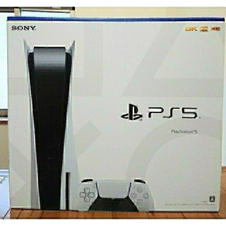 プレイステーション(PlayStation)のPS5 本体 PlayStation 5 新品未開封 ディスクドライブ搭載モデル(家庭用ゲーム機本体)