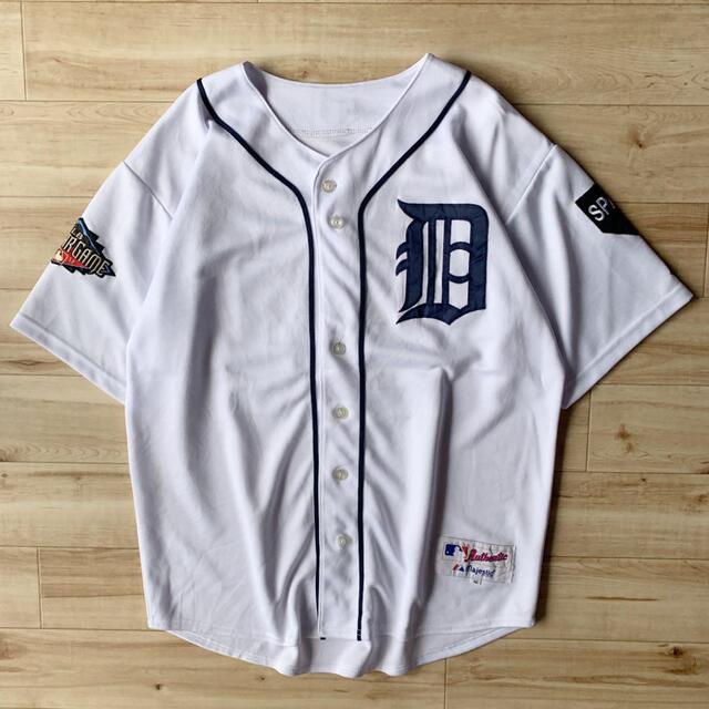 Detroit デトロイト ベースボールシャツ ホワイト MLB CABRERA