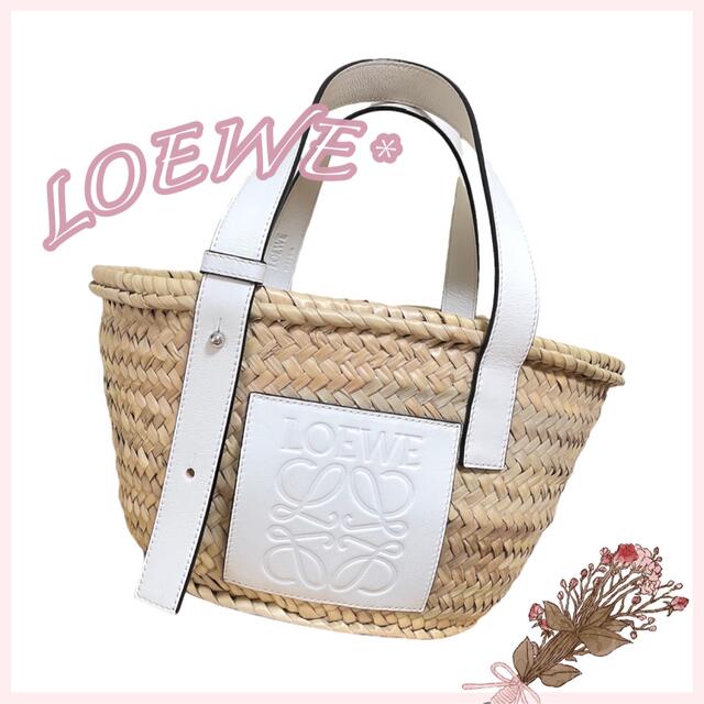 LOEWE - ロエベ♡バスケットバッグ ホワイトの通販 by dae shop｜ロエベならラクマ