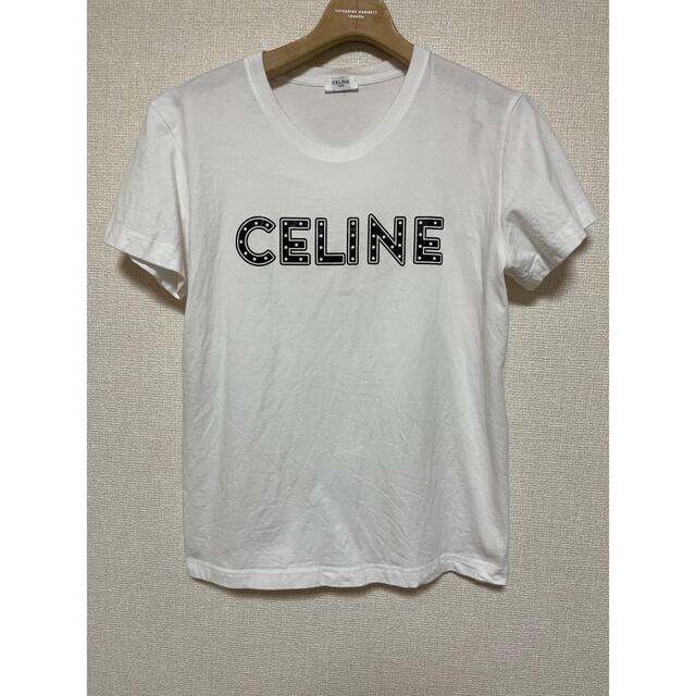 52cm身幅CELINE セリーヌ Tシャツ L ホワイト