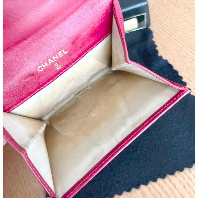 財布✨CHANEL キャビアスキン 財布 コインケース レッド