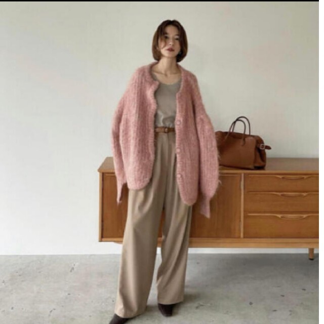 CLANE クラネ カラーモヘヤシャギーカーディガン - nayaabhaandi.com