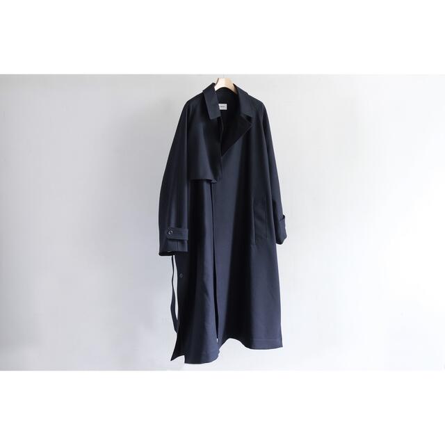 COMOLI(コモリ)のTHE RERACS MILLED FLANNEL TRENCH COAT メンズのジャケット/アウター(トレンチコート)の商品写真