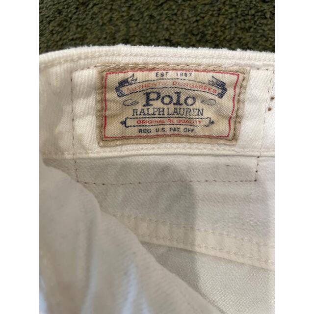 POLO RALPH LAUREN(ポロラルフローレン)のポロラルフローレン　ホワイトデニム レディースのパンツ(デニム/ジーンズ)の商品写真