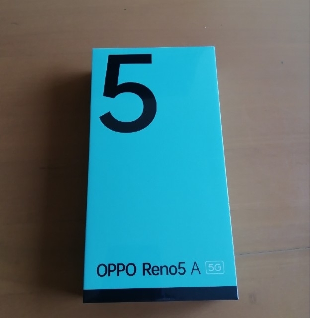 新品・未開封　OPPO Reno5 A e-sim対応 アイスブルー