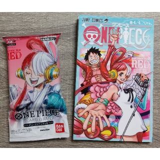 ワンピース(ONE PIECE)の【ワンピース フィルムレッド】 映画特典２点セット(カード)