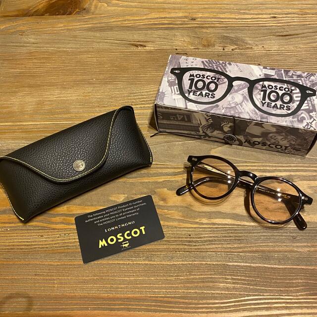 Ayame(アヤメ)のMOSCOT MILTZEN ブラウン メンズのファッション小物(サングラス/メガネ)の商品写真