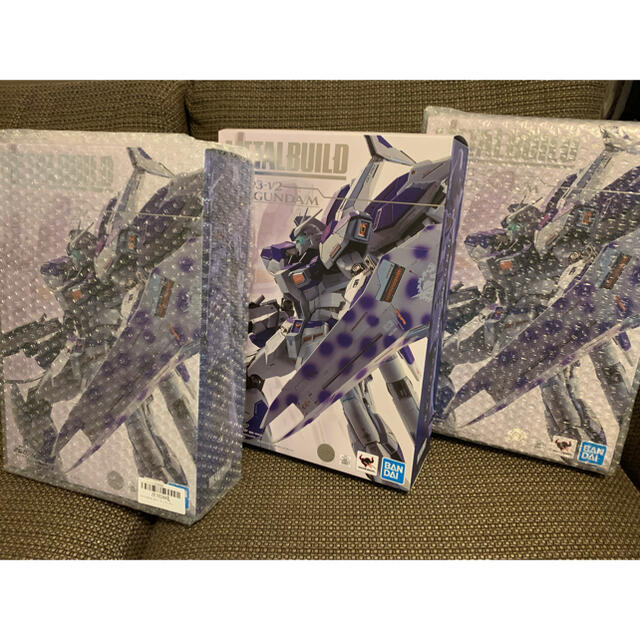 激安アウトレット!】 - BANDAI METAL 3個 ガンダム Hi-ν BUILD 模型+