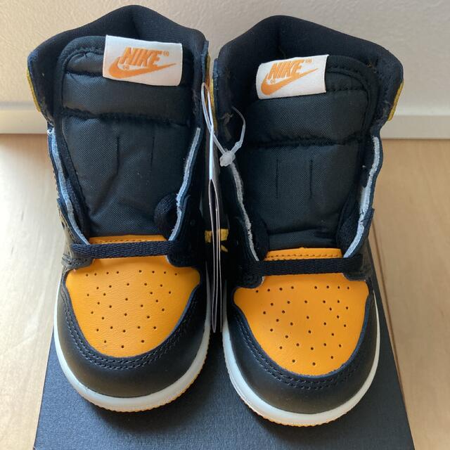 NIKE(ナイキ)の新品 2022年 NIKE JORDAN 1 HIGH OG TD TAXI キッズ/ベビー/マタニティのベビー靴/シューズ(~14cm)(スニーカー)の商品写真