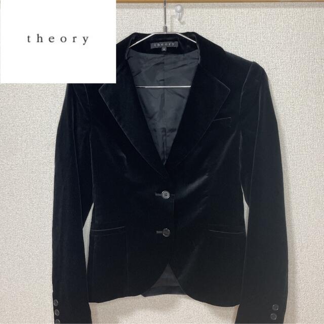theory - 【美品】theory セオリー ベロア テーラードジャケット Mサイズの通販 by men's｜セオリーならラクマ