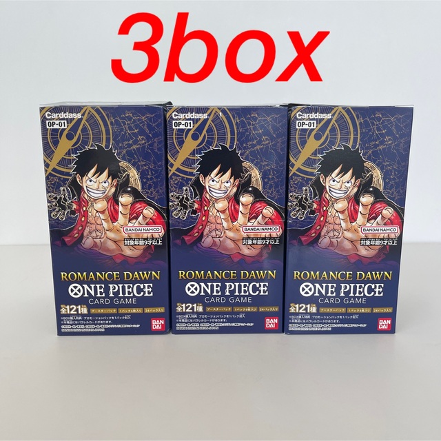 ONE PIECEカードゲーム ROMANCE DAWN ワンピース BOX