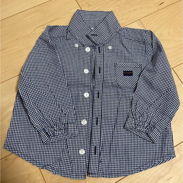 ELLE(エル)のチェックシャツ  キッズ/ベビー/マタニティのキッズ服男の子用(90cm~)(Tシャツ/カットソー)の商品写真