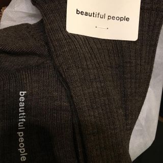 ビューティフルピープル(beautiful people)のbeautiful people ウールタイツ(タイツ/ストッキング)