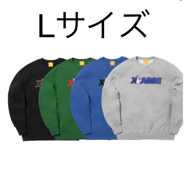 XLARGE - FR2 XLARGE Logo Crew Sweat ASH スウェットの通販 by ...