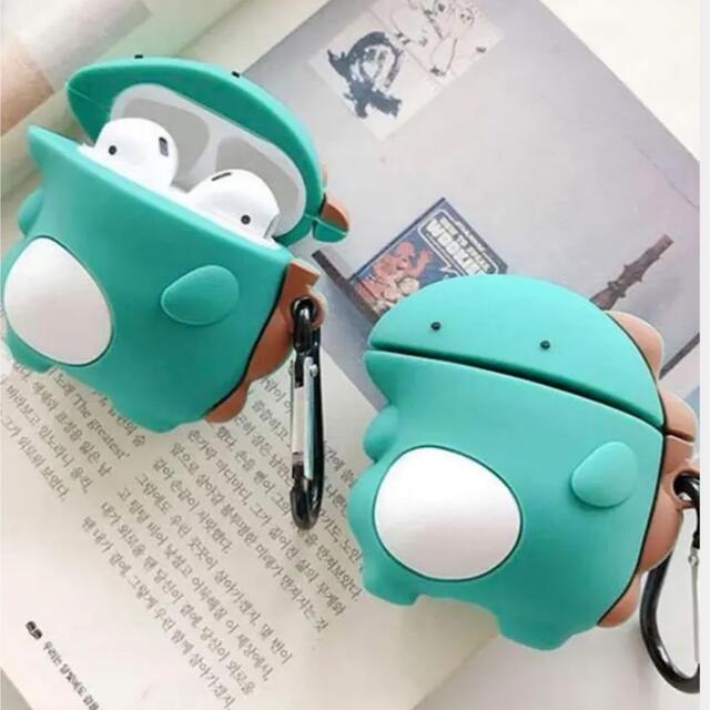 恐竜のAirPods AirPodsProケース スマホ/家電/カメラのオーディオ機器(ヘッドフォン/イヤフォン)の商品写真