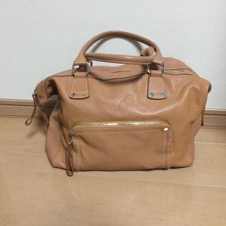 ロンシャン(LONGCHAMP)の美品 ♪ ロンシャン キャメルベージュ BAG ♪(トートバッグ)