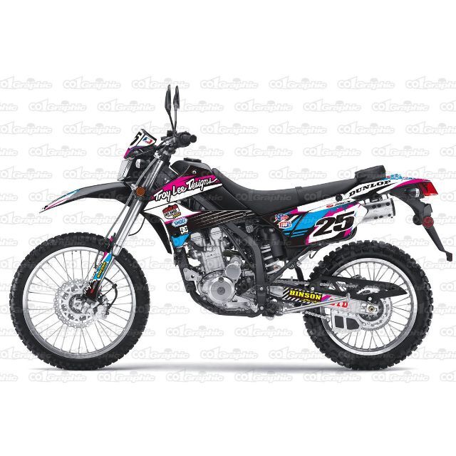 08-20 KLX250 DトラッカーX カワサキ デカール co2の通販 by オフデカ