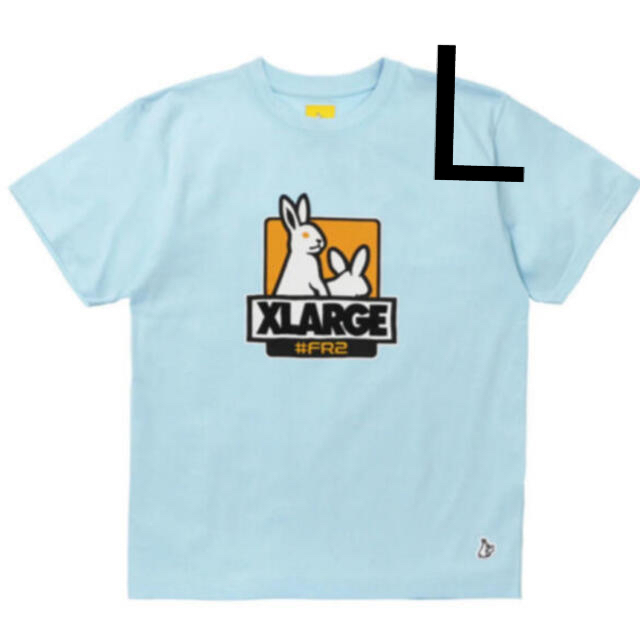 ブルーL XLARGE #FR2 Box Logo T-shirt 佐藤ノア