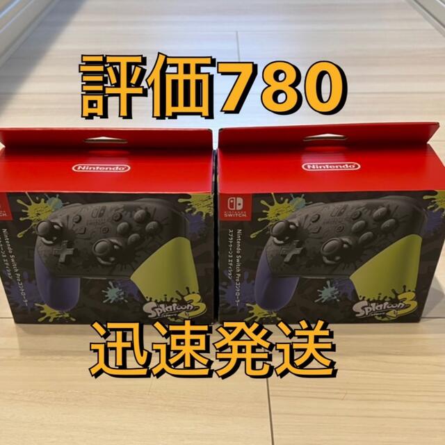 Nintendo Switch(ニンテンドースイッチ)のNintendo Switch Proコントローラー スプラトゥーン3 プロコン エンタメ/ホビーのゲームソフト/ゲーム機本体(その他)の商品写真