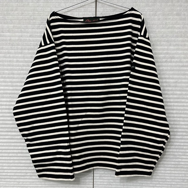 COMOLI(コモリ)のOUTIL TRICOT AAST ボーダーバスクシャツ OU-C007 メンズのトップス(Tシャツ/カットソー(七分/長袖))の商品写真